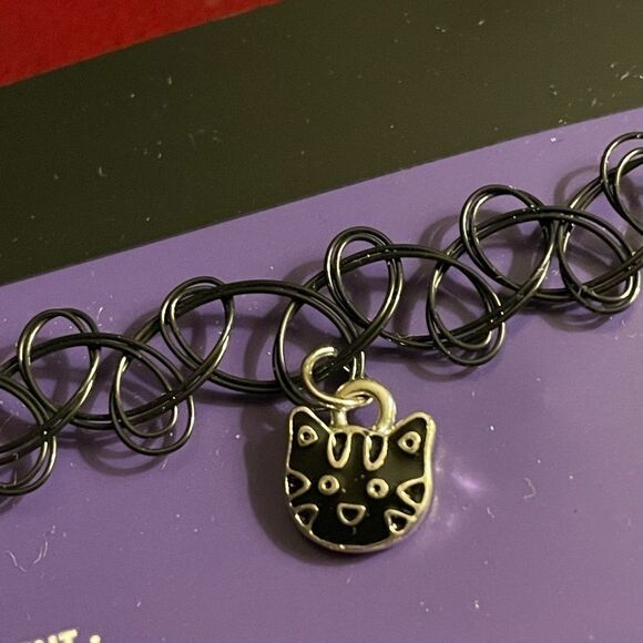 Cat lover- Claire’s Black Cat Choker new - Picture 3 of 7